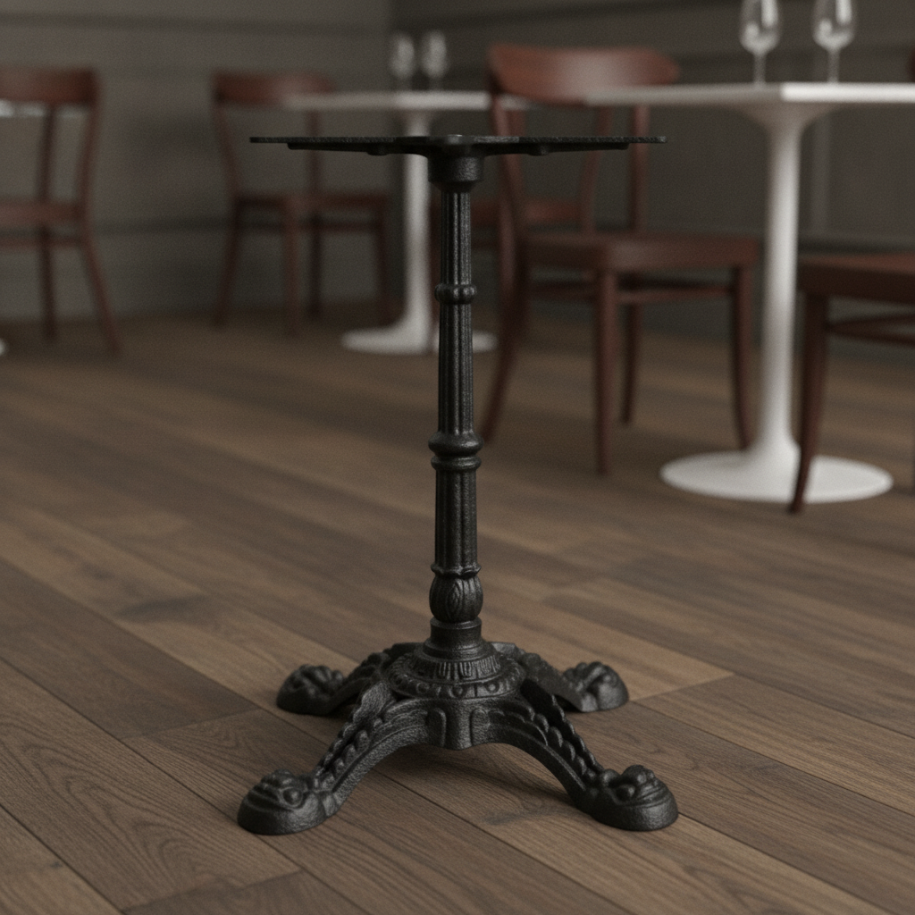 Cast Iron Ornate Table Leg Base 720mm for Cafés and Restaurants
