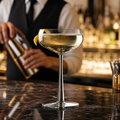 Glass Coupe Glasses 180ml for Cocktails & Champagne (Pack of 6)