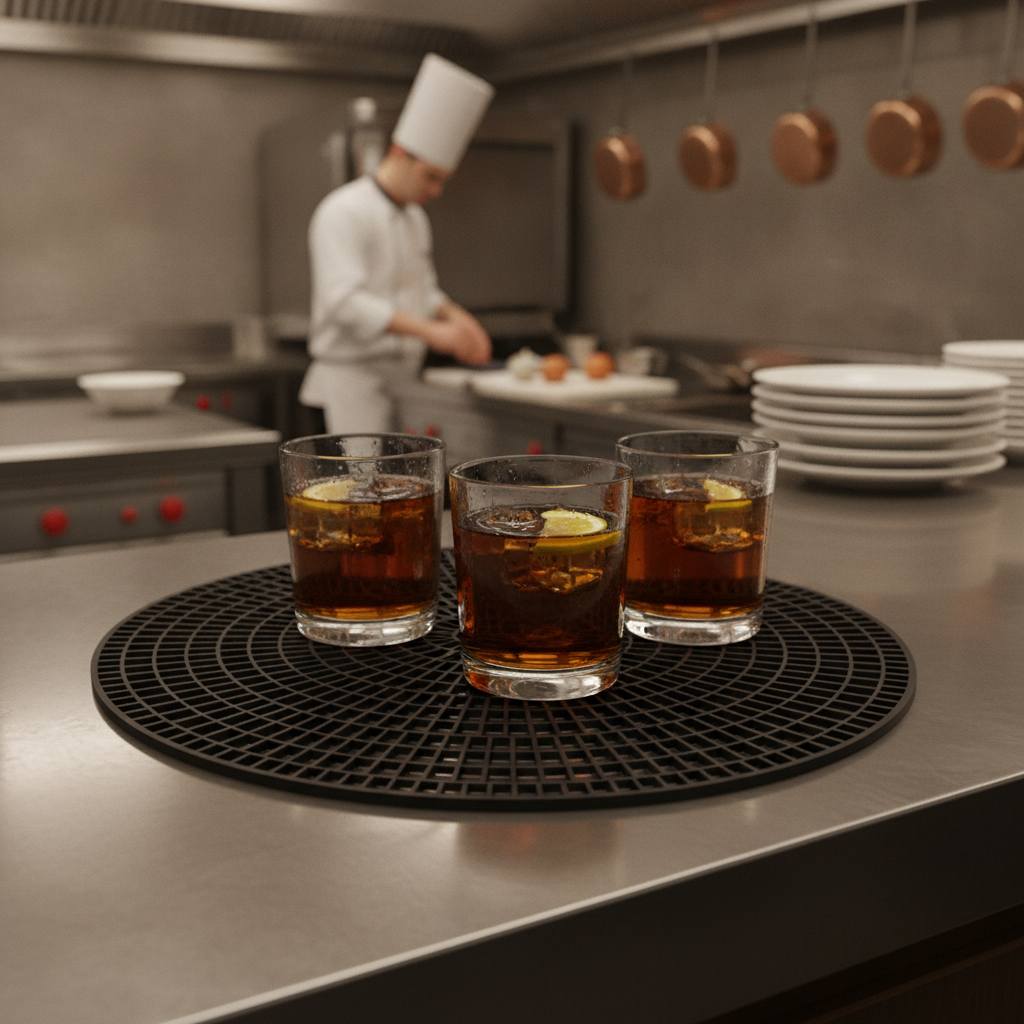 Plastic Non-Slip Mat 310mm for Safe Transport of Drinks