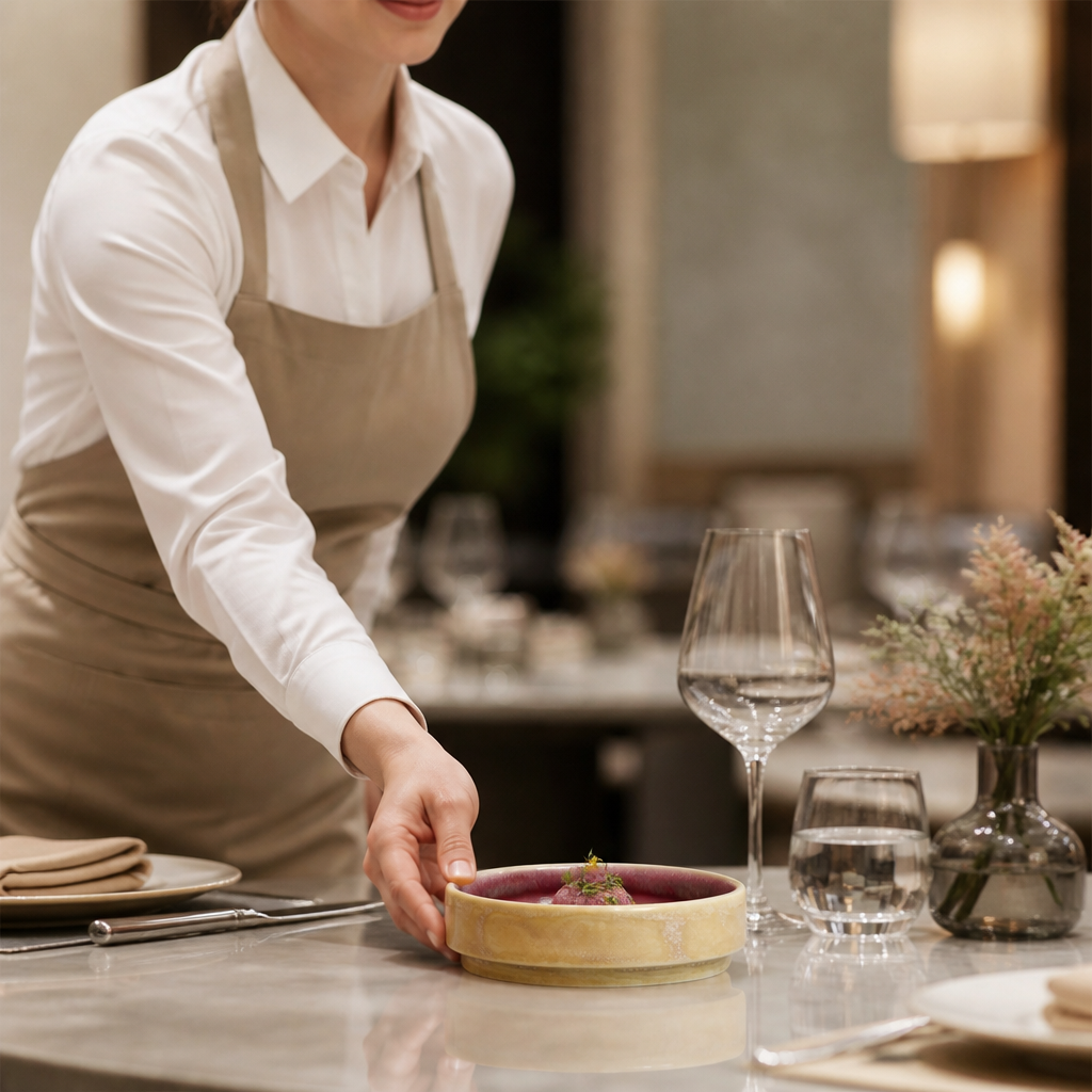 Round Trays Vitrified Ceramic for All Courses (Pack of 12)