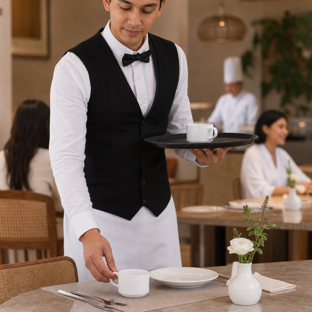 Stacking Tea Cups 213ml Fine China for Elegant Table Settings (Pack of 24)