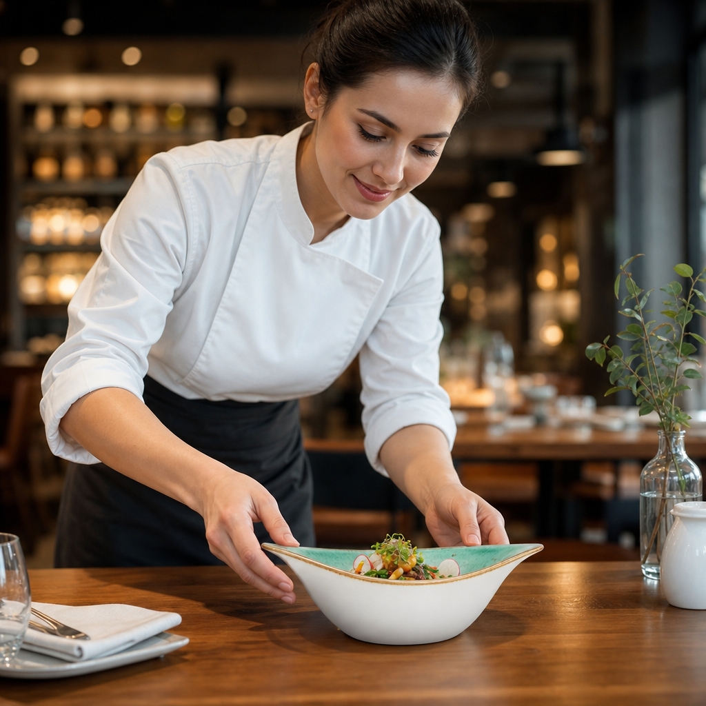 Alumina Bowls 178mm Aqua Vitrified Ceramic for Casual Dining (Pack of 12)