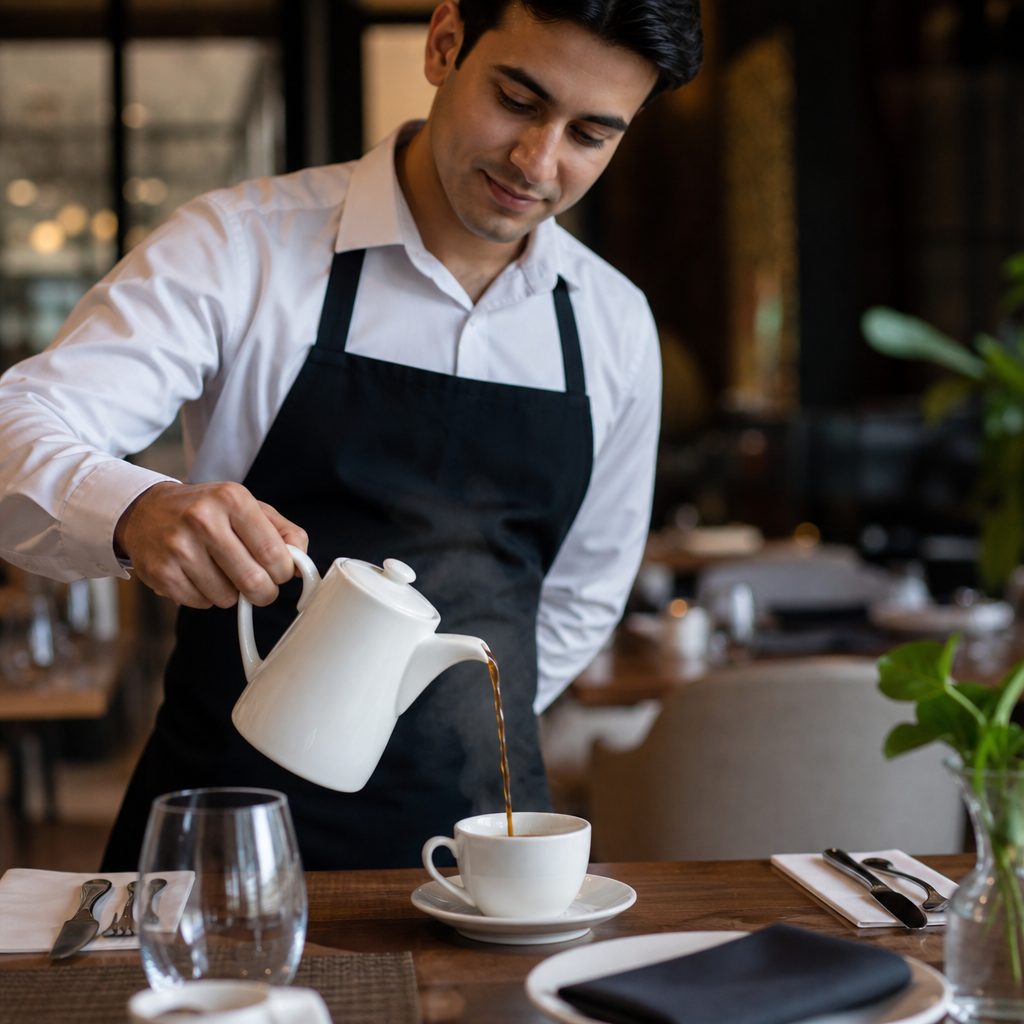 Porcelain Coffee Pot 310ml for Cafés & Restaurants (Pack of 4)