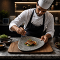 Triangle Plates 265mm Vitrified Ceramic for Food Presentation (Pack of 12)