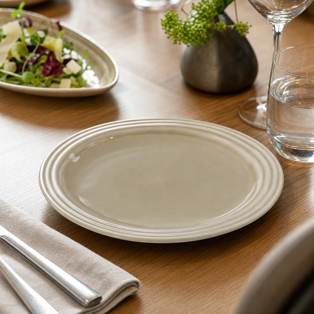 Norse Linen Plates 229mm China for Professional Use (Pack of 12)