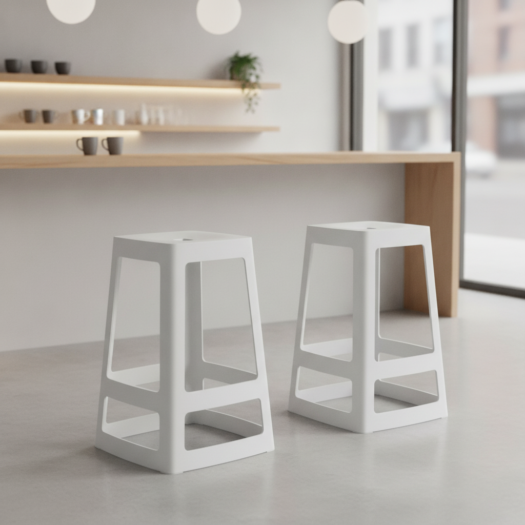 Polypropylene High Stools 650mm for Indoor & Outdoor Use (Pack of 2)