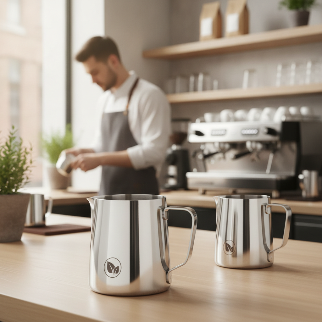 Stainless Steel Vegan Milk Jug 570ml for Tea & Coffee Service