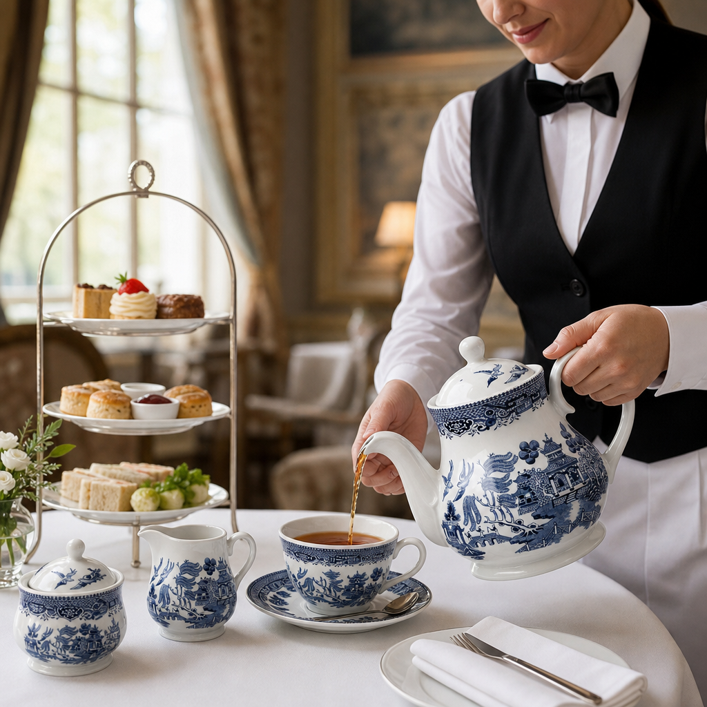 Porcelain Tea and Coffee Pots 852ml for Afternoon Tea (Pack of 4)
