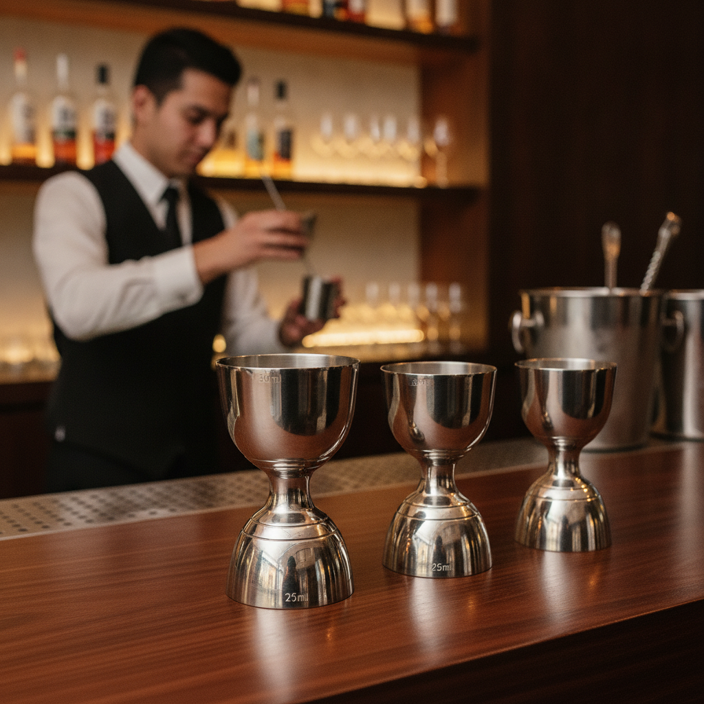 Stainless Steel Bell Jigger 25ml/50ml for Bartending