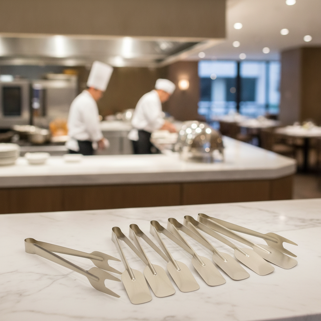 Stainless Steel Serving Tongs 240mm for Buffet Presentation (Pack of 10)