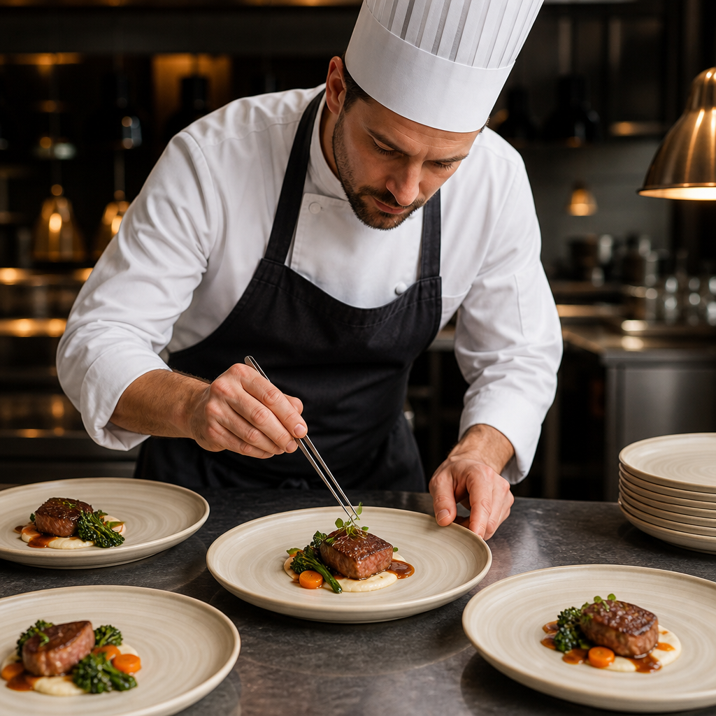 Walled Plates 260mm Vitrified Ceramic for Professional Plating (Pack of 6)
