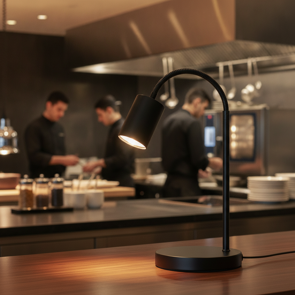 Metal Black Table Lamp 234x150mm for Workspaces & Reading Areas