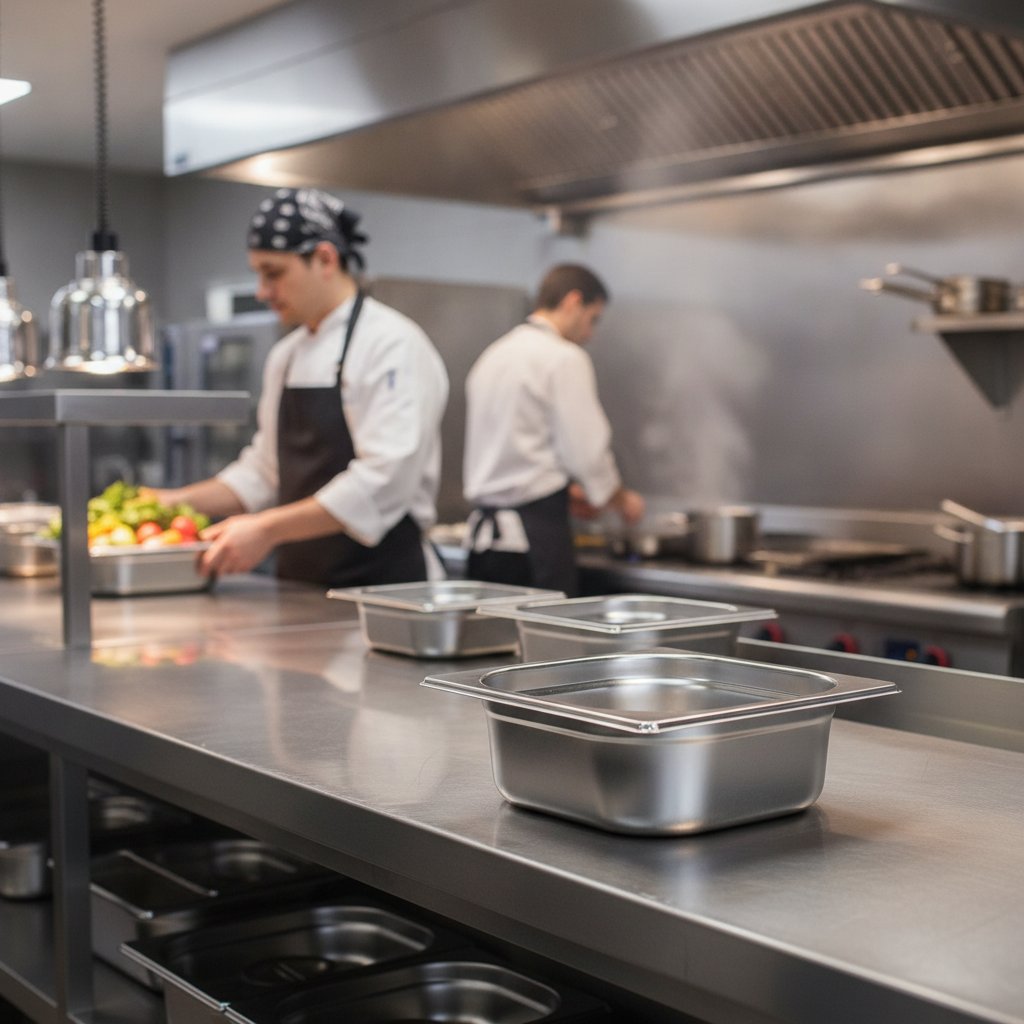 201 Stainless Steel Gastronorm Tray 1L for Efficient Service