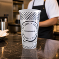 Recyclable Polypropylene Event Cups 570ml for Festivals & Events (Pack of 120)