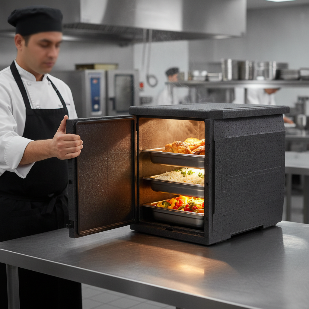 Polypropylene Insulated Food Pan Carrier 126L for Catering Events