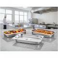 201 Stainless Steel 1/3 Gastronorm Tray 660ml for Commercial Use