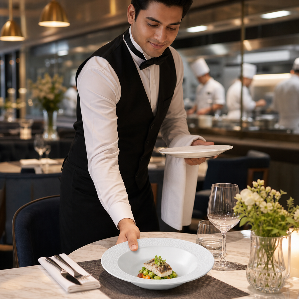 Bowls 245mm Fine China for Contemporary Dining (Pack of 12)