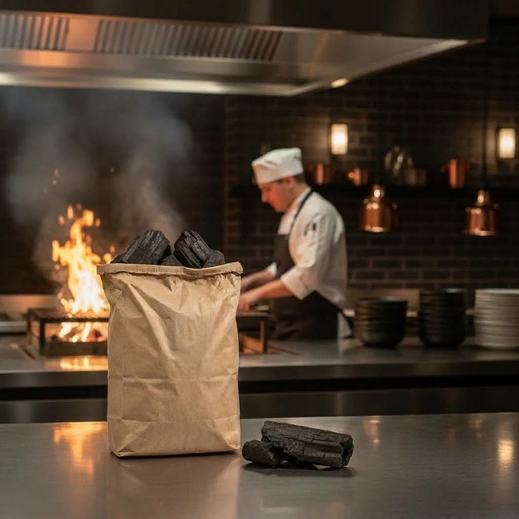 Natural Lumpwood Charcoal 12kg for Barbecues