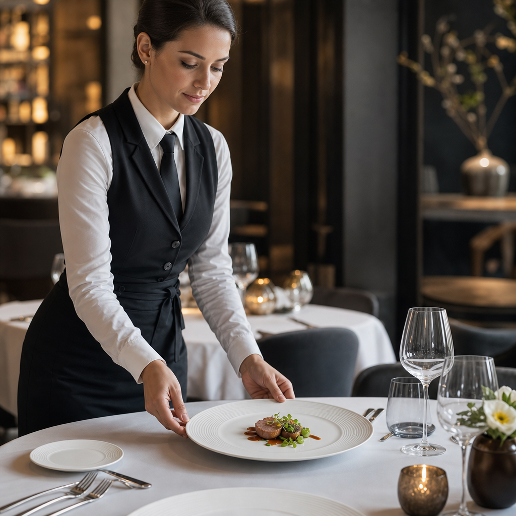 Coupe Plates Matte Blanc Vitrified Porcelain for Upscale Dining (Pack of 12)