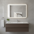 Glass Rectangular Mirror Wall Light for Modern Bathrooms