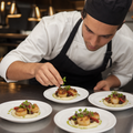 Narrow Rimmed Plates 150mm Porcelain for Catering & Hospitality (Pack of 12)