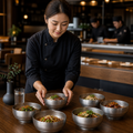 Double Walled Bowls 120mm Stainless Steel for Dining (Pack of 6)