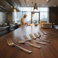 Stainless Steel Long Serving Fork 254mm for Catering (Pack of 12)