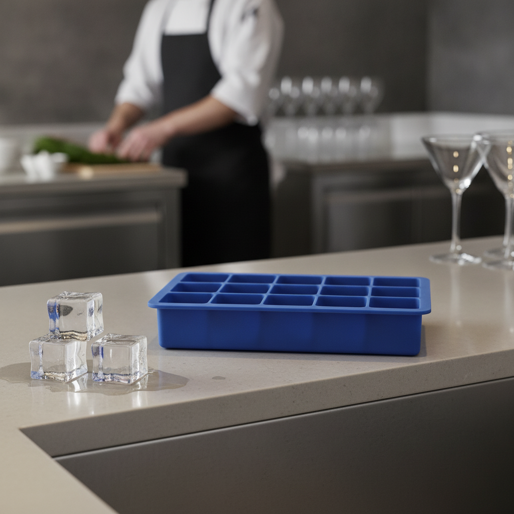 Silicone Ice Cube Mould 184mm for Perfectly Chilled Drinks (Pack of 15)