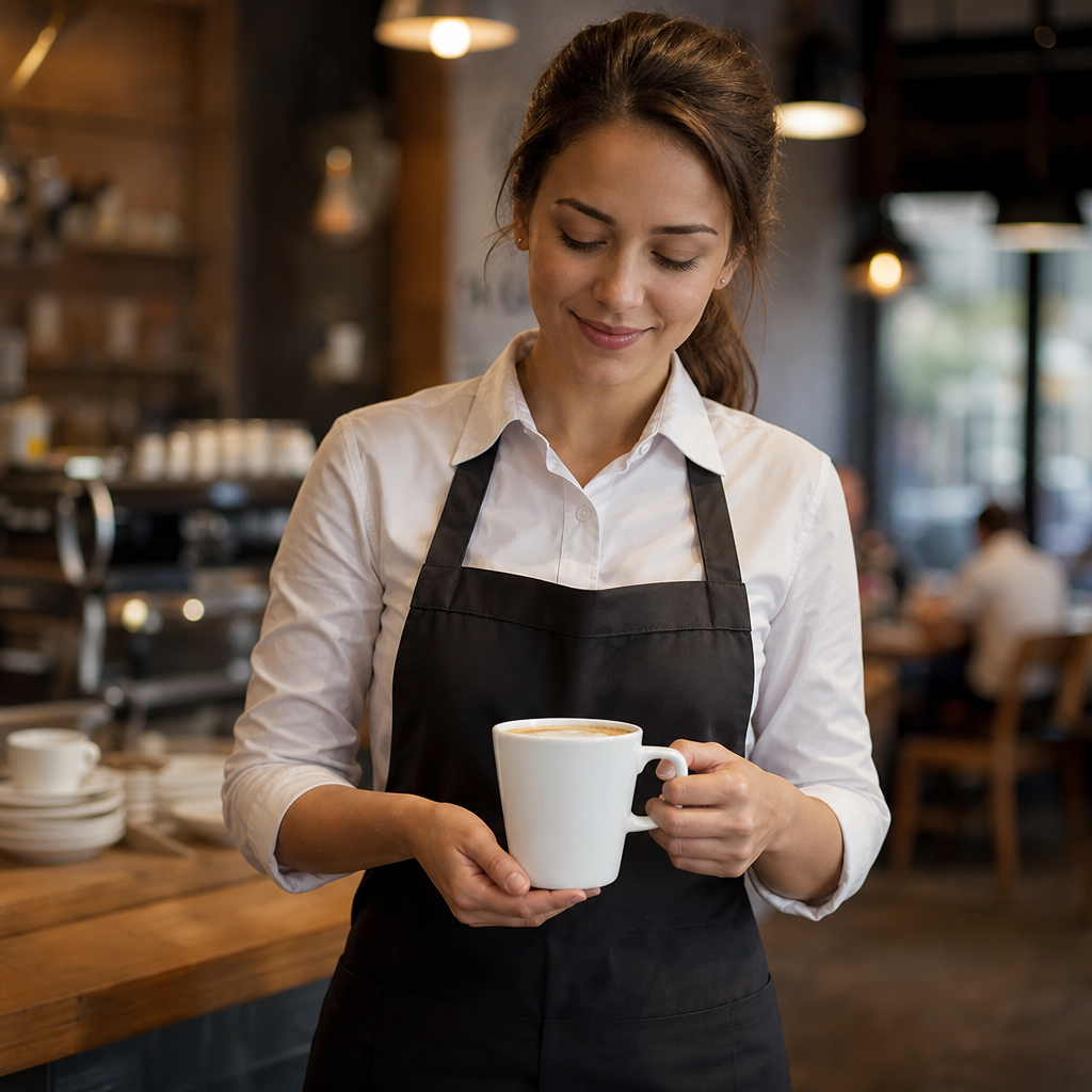 Latte Mugs 400ml Ceramic for Hospitality Use (Pack of 6)