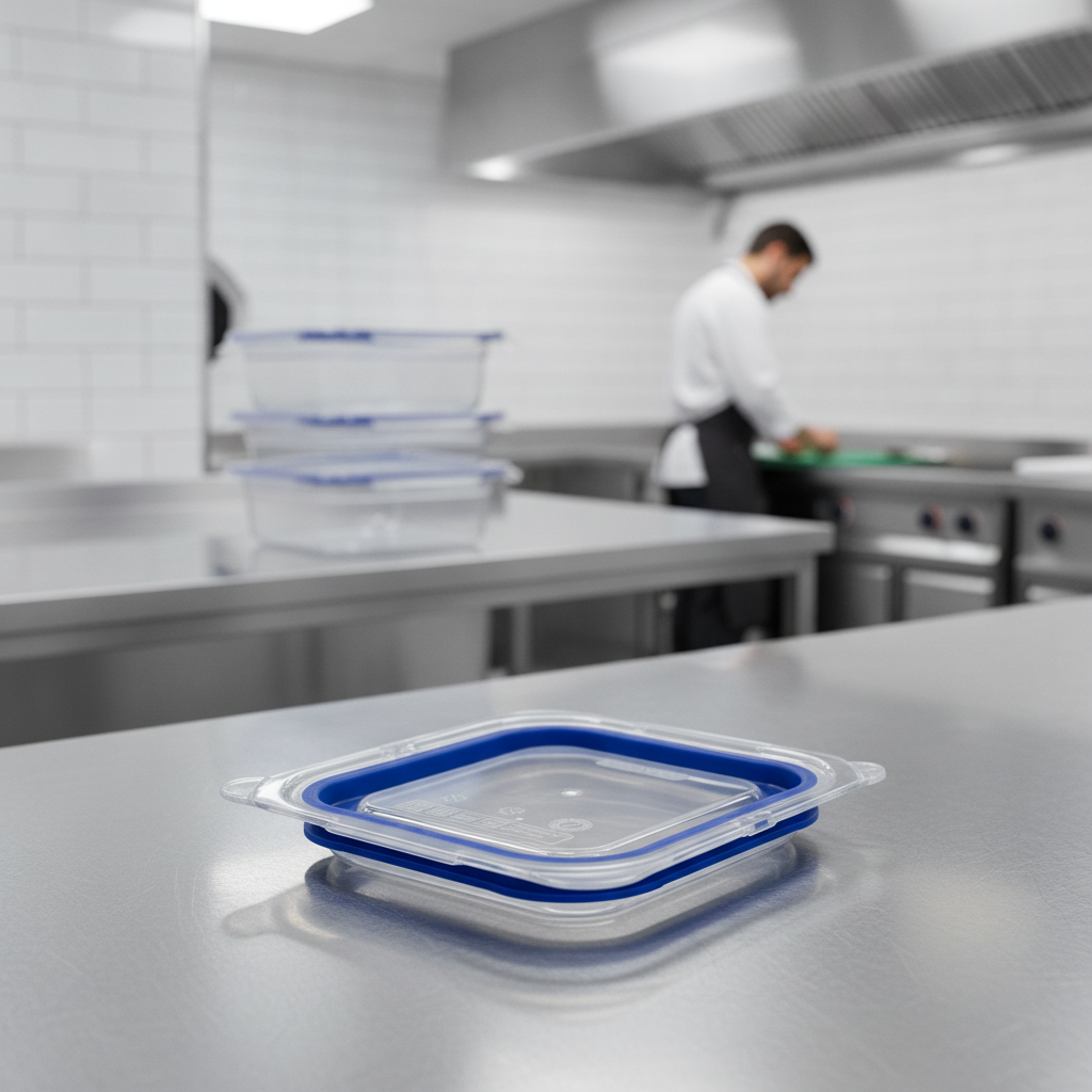 Plastic Airtight Lid 176mm x 162mm for Food Storage