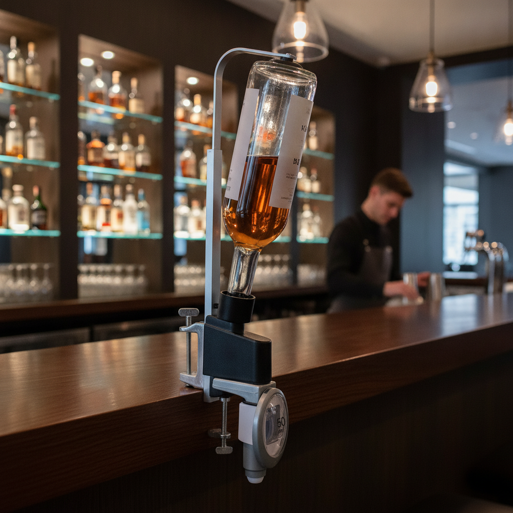 Aluminium Shelf Bracket for 1L Bottles in Bars