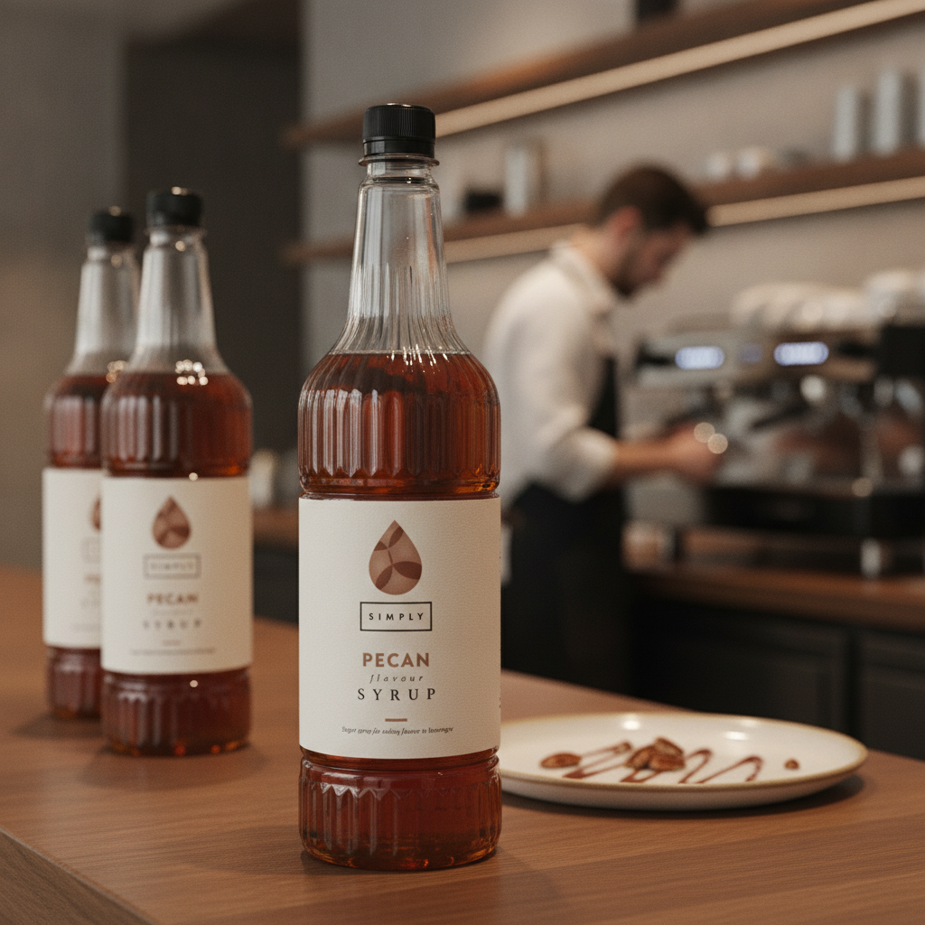 Pecan Syrup 1L for Beverages & Desserts
