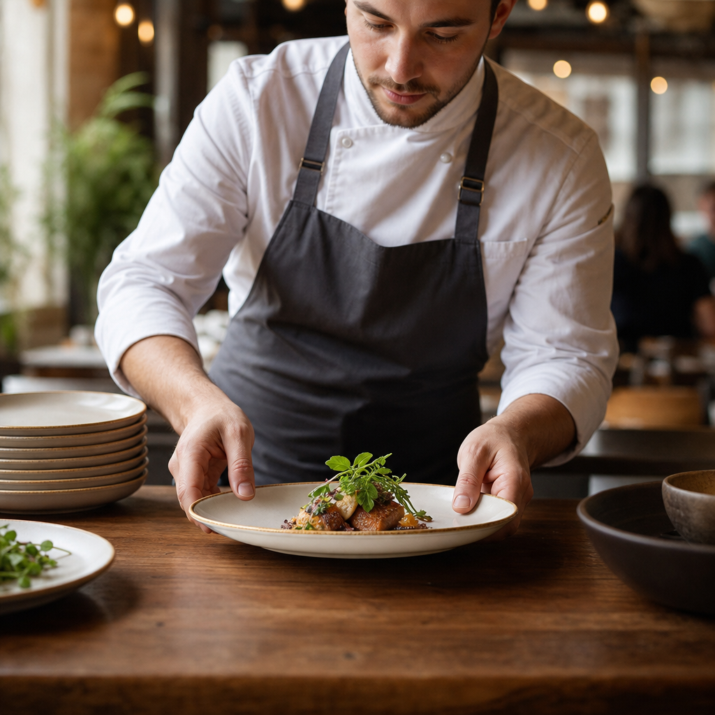 Coupe Plates 252mm Terracotta Porcelain for Restaurants (Pack of 24)