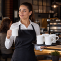 Porcelain Hollow Mugs 300ml for Cafés & Restaurants (Pack of 6)