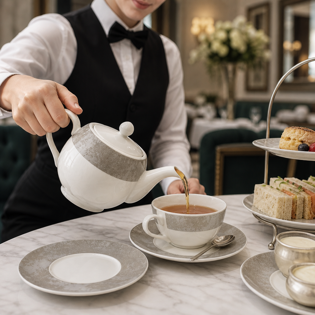 Crushed Velvet Saucers Grey Bone China for Afternoon Tea (Pack of 6)