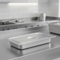 Heavy Duty Stainless Steel Gastronorm Tray Lid for Commercial Kitchens