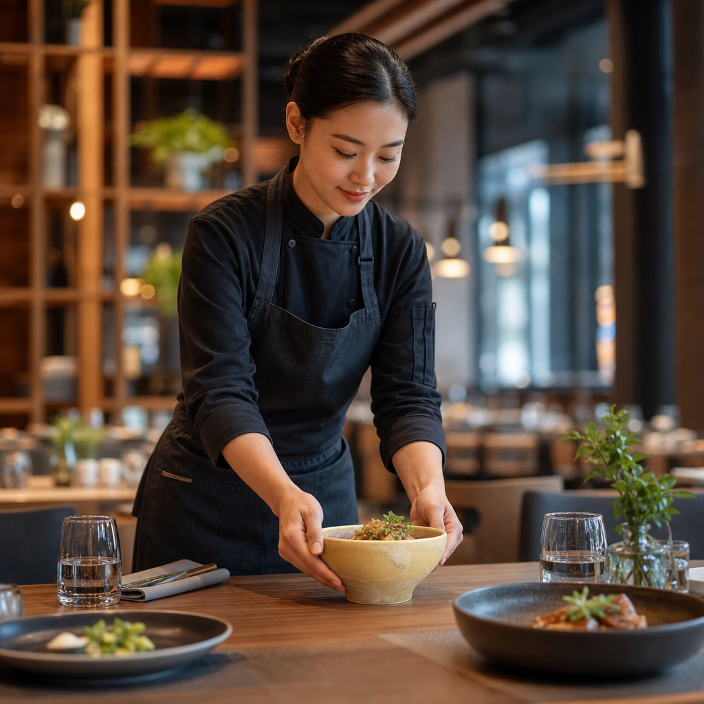 Alumina Tulip Bowl 140mm Vitrified Ceramic for All Courses (Pack of 12)