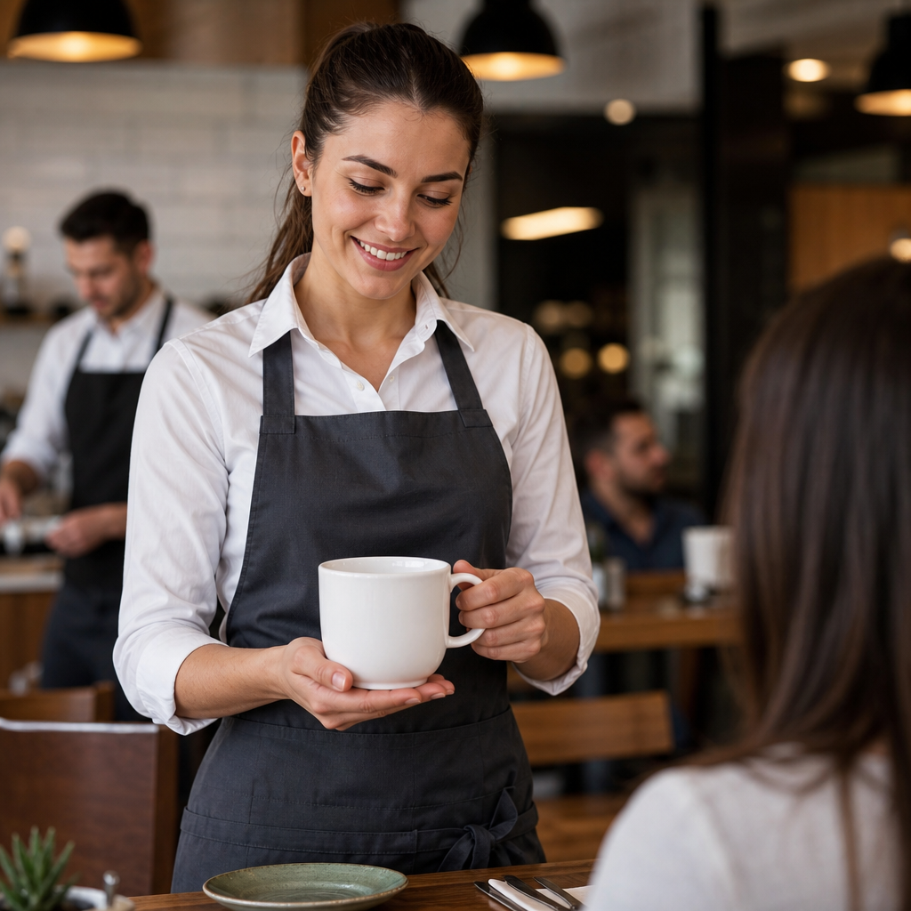 Mugs 340ml Ceramic for Cafés & Restaurants (Pack of 12)