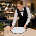 Plates 330mm Porcelain for Elegant Table Settings (Pack of 6)