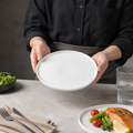 Porcelain Flat Round Plates 210mm for Catering & Hospitality