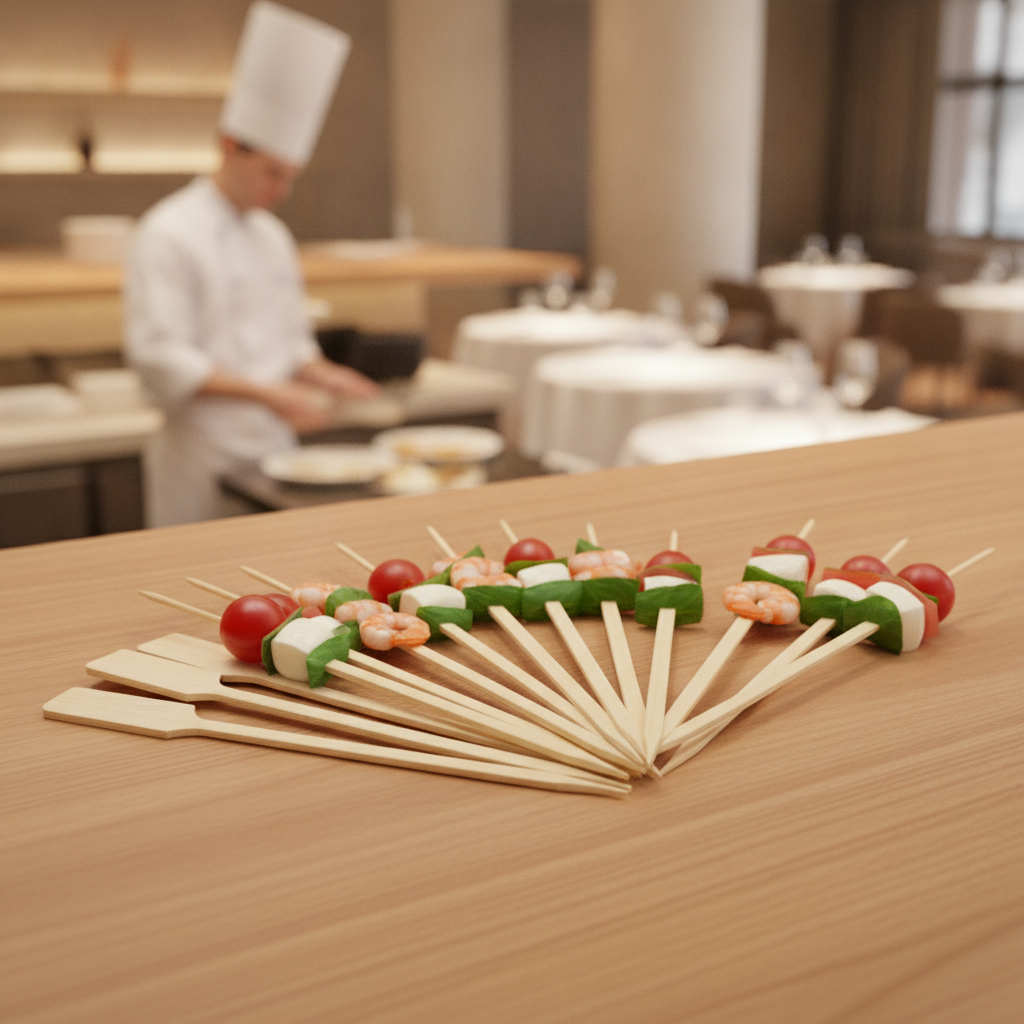 Paddle Skewers 120mm for Buffets & Events (Pack of 100)