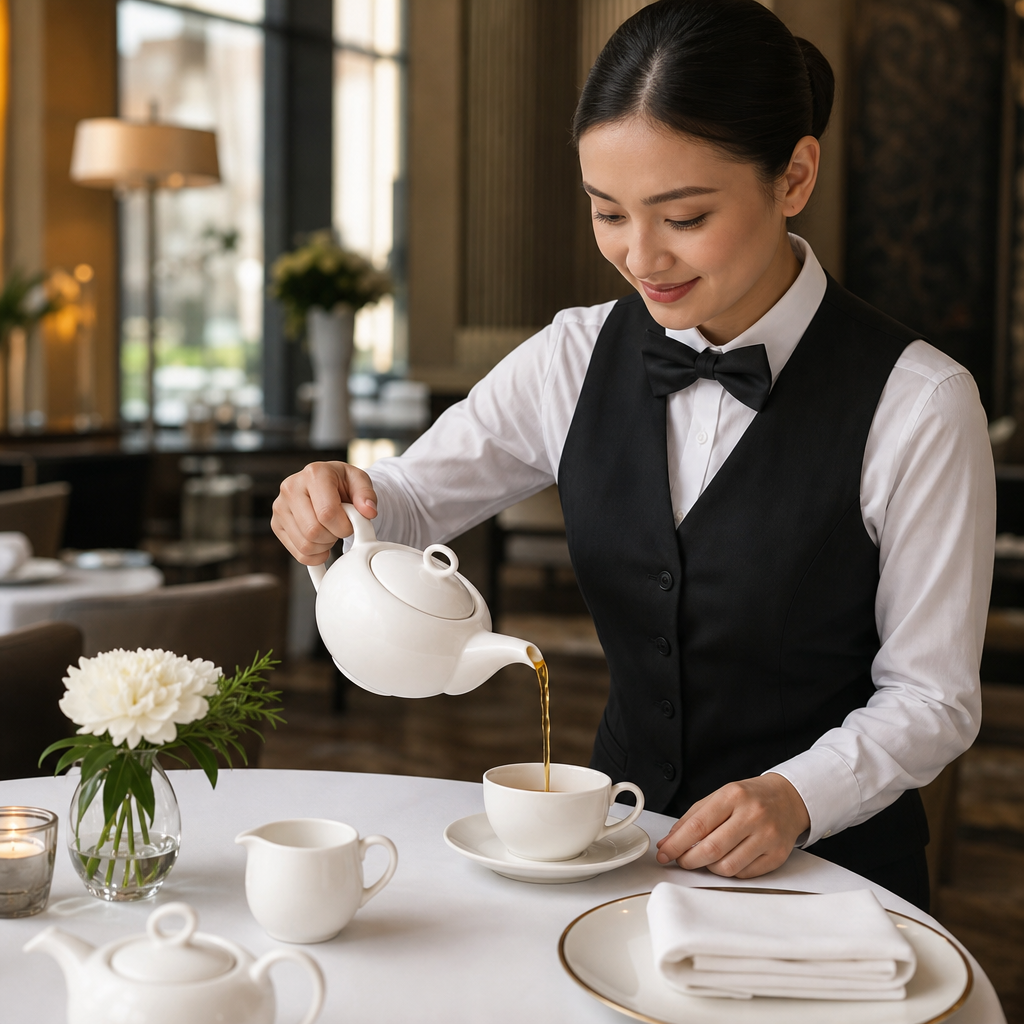 Porcelain Teapot 420ml for Tea Service (Pack of 6)