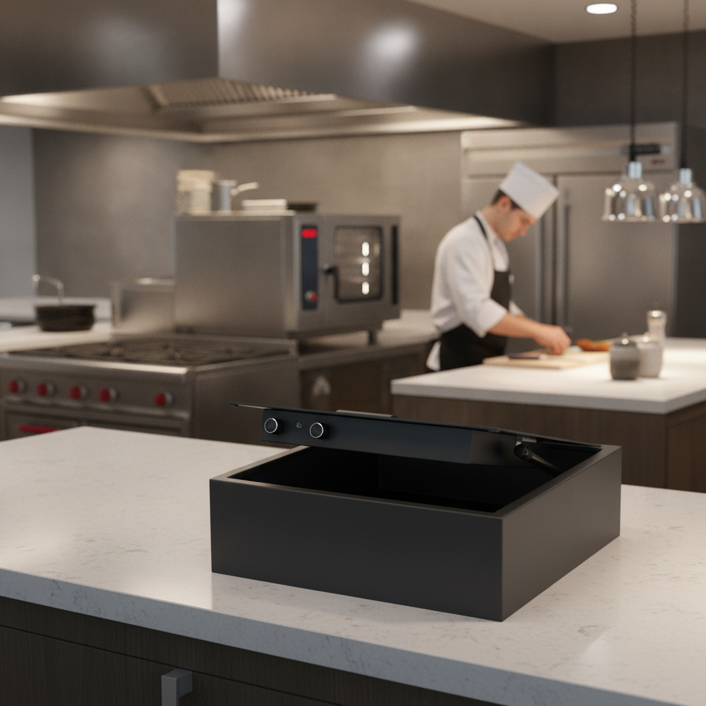 Steel Digital Open Top Safe for Secure Laptop Storage
