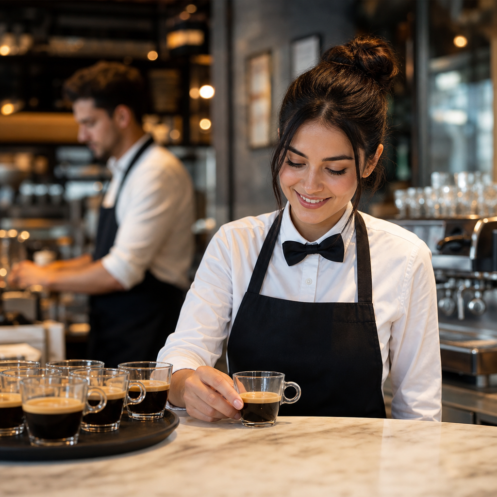 Tempered Glass Espresso Cups 100ml for Coffee Service (Pack of 12)