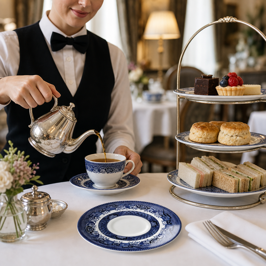 Georgian Saucer 141mm Porcelain for Afternoon Tea (Pack of 12)