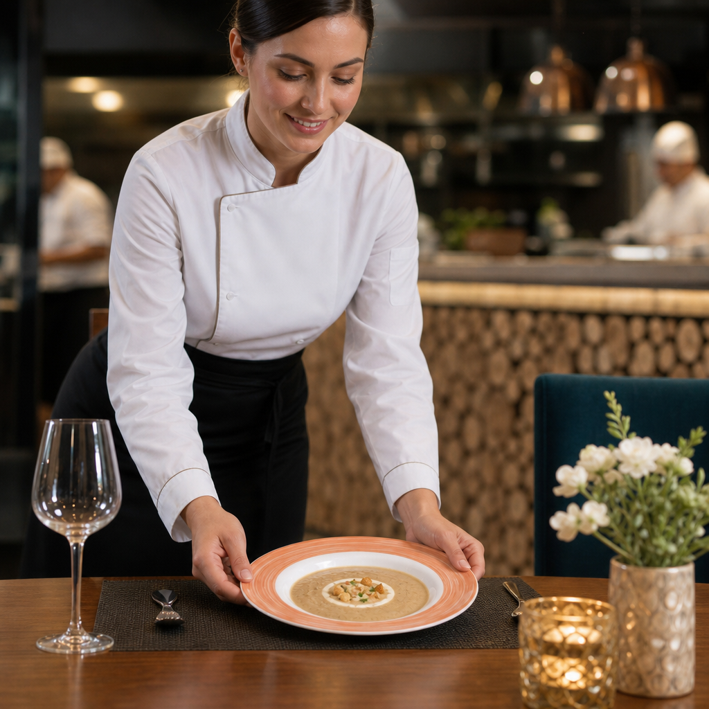 Soup Plates 225mm Glass for Foodservice (Pack of 12)