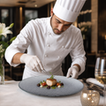 Smoked Platter 300mm Glass for Fine Dining & Buffets (Pack of 6)