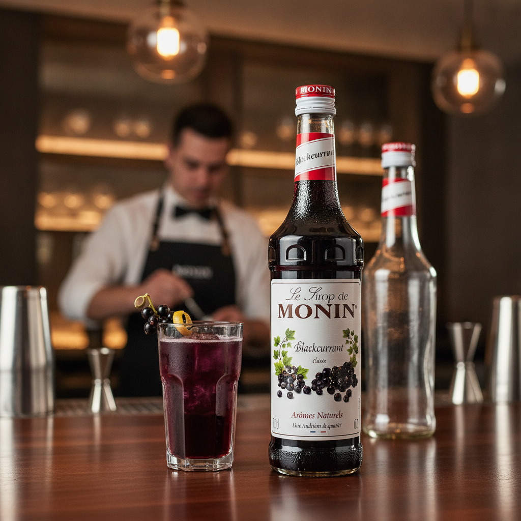 Blackcurrant Syrup 700ml for Cocktails & Beverages
