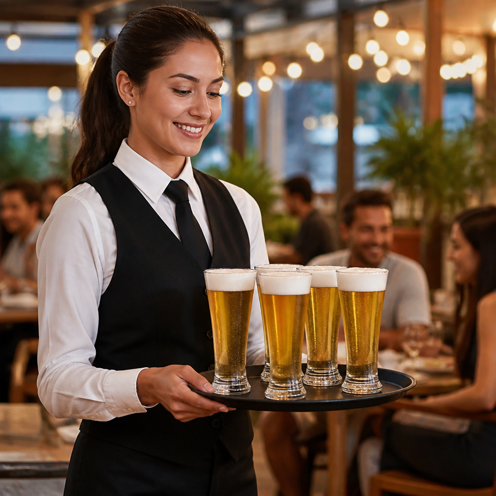 Polycarbonate Clear Pilsner Glass 285ml for Outdoor Entertaining (Pack of 12)