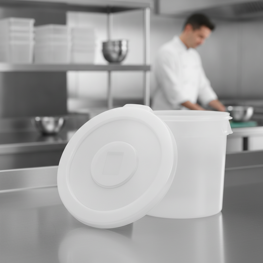 Polyethylene Container Lid 37.8L for Kitchen Equipment